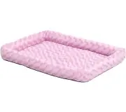 Small Pink Dog Bed Pet Cat Crate Mat Cushion Warm Washable Soft House Kennel 18