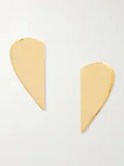 [Alaïa] Alaïa - Le Demi-caur Gold-tone Earrings - One size One size Gold