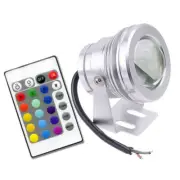 Outdoor 10W LED RGB Pool Light Underwater Flood Lamp Remote Control 12V Cabinet