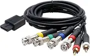 Lyaciomn RGB/RGBS Cable for N64 SFC SNES Video Consoles Composite Cable with Strong Stability
