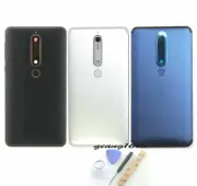 Genuine Battery Back Cover+Fingerprint For Nokia 6.1 TA-1043 1045 1050 1054 1068