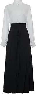 AIMALL Hanfu Women's Han Element Guofeng Daily Vertical Collar Shirt Jacquard Horse-Faced Skirt Long Skirt Fairy Two-Piece Suit