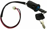 Ignition Key Switches Moped Ignition Key Switch 2 Wire 28mm Hole ATV Dirt Bike Accessory Electric Motorcycle Go-Kart On/Off Tool Durable Ignition Barrel Key Switch