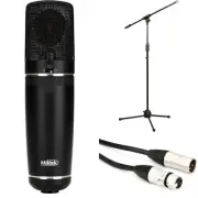 Miktek MK300 Large-diaphragm Condenser Microphone Bundle with Stand and Cable