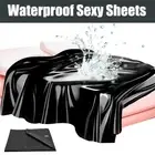 210*210cm PVC Waterproof Sheets Sex Bed Sheet Wet Mattress Leg Spreader Strap SM