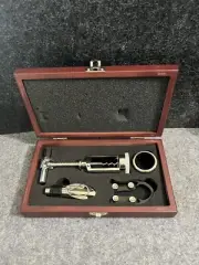 Nightingale 4Pce Stainless Steel Deluxe Corkscrew Set Incased In Wooden Box