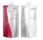 SHISEIDO Hair Rebonding Professional Crystallizing Hair Straightener H1+2 SET