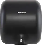 Bremmer Generic Turbo Hand Dryer | High Speed Low Energy Dryer | Eco Friendly Electric Hand Dryer for Toilets | Hand Dryer for Toilets (Black)