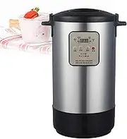 Fermentation Machine, Electric Fully Automatic Intelligent Control Yogurt Maker, Multifunctional Rice Wine Dough Fruit Vinegar Fermenter with Stainless Steel Inner,12L