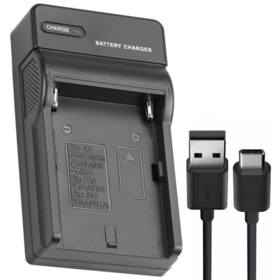 Battery Charger for Sony DCR-PC104,DCR-PC105,DCR-PC115 MiniDV Handycam Camcorder