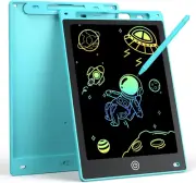 Colorful 10 Inch LCD Writing Tablet，Erasable Reusable Electronic Drawing Pads，Ed