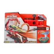 37pc Toys For Fun 1:64 Fire & Police Race Car Launcher Kids/Children Play Toy 3+