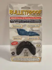Bulletproof Mouthguards Genuine OEM Mouthguard For Braces All Ages - Black