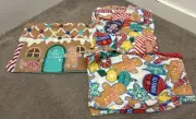 BNWT Peter Alexander Christmas Gingerbread Man Summer Set - SIZE 4 Kids