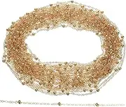 SEWOART Ball Chain Necklace Beads Jewelry Chains Chunky Chain Jewelry Making Stand Pour Kits Curb Cable Chain Link Bead Kit Bracelets Holder Jewelry Making Chains Silver Copper