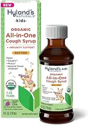 Hyland's Kids Organic All in One Cough Syrup Daytime - Grape
