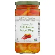 Peppers Banana Mild Slcd 12 Oz(Case Of 6) By Jeff's GardenPatak