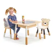 Forest Wooden Table and 2 Chairs by Tender Leaf Toys