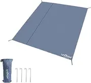 RUNGEASINI Tent Footprints Outdoor Tent Floor Mat 210D Oxford Cloth Ground Sheet Mat Camping Waterproof Wear-Resistant Multi-Purpose Shading Trap with Stakes & Storage Bag