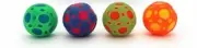 FLASHING METEOR BALL 55MM 1 BALL ASSORTED COLOURS AVAILABLE SPACE NOVELTY