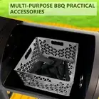 Stainless Steel Offset Smoker Charcoal Firebox Basket Grill Accessories Basket