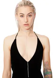Showtime Rhinestone Lariat Choker