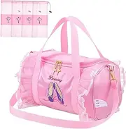 [TOGEVAL] 1 Set Dancer Shoulder with Bag Bags Cute Ballet Capacity Dance Travel Gymnastics Large Shoe Overnight Dancing Sports