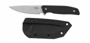 ZA-PAS AMBRO2 D2 High Carbon 61HRC G10 Black MADE IN POLAND