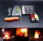 Handmade Cleaver Chef Knife Forged Steel Slicer Chinese Traditional Razor Sharp