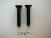 2 IKEA Countersunk Pins Screws BLACK FINISH Part # 128874 Hardware Hex Opening