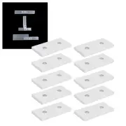 (4040-2 Hole)10Pcs Joining Plate Aluminum Flat Connecting Reinforcement