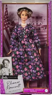 Eleanor Roosevelt First Lady and Activist Barbie Doll Inspiring Women Series