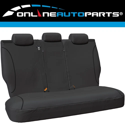 Rear Custom Fit Tailor Made Canvas Seat Covers for Mitsubishi Triton MQ 2015-18
