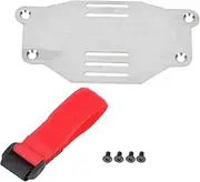 Front Battery Plate Equipment Board Tray Fit ‑4 Durable Light Portable Metal Silver 1 Piece RC Cars