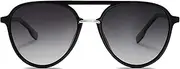 [SOJOS] Retro Aviator Polarized Sunglasses for Women Men Double Bridge Ladies Shades SJ2078