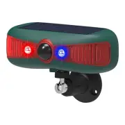 Solar Motion Sensor Alarm Outdoor Animal Repeller Barking 129Db Sound6211