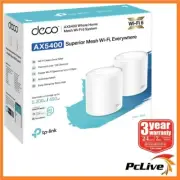 TP-Link Deco X60 V3.2 2 Pack AX5400 Whole Home Mesh WiFi 6 System Gigabit Router