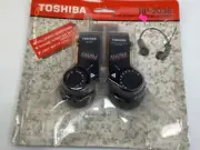 Toshiba RP-2036 Compact Folding AM/FM Stereo Headphones RARE mint/box (K3)
