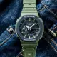 【CASIO 卡西歐】G-SHOCK 軍事風格 八角形錶殼 軍綠色(GA-2110SU-3A)