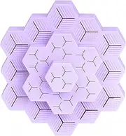 Silicone Lipstick Holder Organizer Brush Holder Multi-function Lipstick Case Organizer for Eyebrow Pencil, Nail Polish, Makeup Brushes, Lipstick (Purple, 16.3 * 5.5CM)
