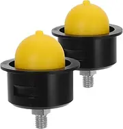 Generic 2 Pcs Snowplow Oil Cup Snow Plow Pull Cord Snow Remover Parts Control Arm Bumper Stop Snowmobile Pull Starter Handle Blower Starter Electric Tiller Cover Rope Blower Plastic Yellow