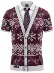 Manly Sea Eagles 2021 NRL XMAS Polo Shirt Sizes S-5XL BNWT