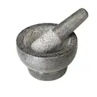 Cole & Mason 5.5-inch Granite Mortar & Pestle - Unpolished Stone Mortar & Pes...