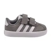 Adidas VL Court 3.0 I Toddler Shoes Grey Three-Cloud White ID9159