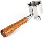 [NEOUZA] 51mm Espresso Portafilter with Double Spouts Compatible with Delonghi La Specialista EC9155/9255/9335/9355/9665/9865, 304 Stainless Steel with Non-Pressurized Filter Basket