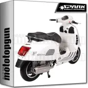 SPARK EXHAUST FORCE RACING INOX VESPA GTS 125 2008 08 2009 09 2010 10 2011 11