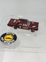 HOT WHEELS REDLINE FIRE CHIEF CRUISER EXCELLENT CONDITION Excellent W Badge