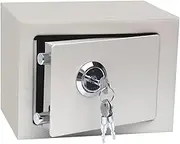 Small Safe | Home Fire Retardant Steel Safe Box, Sturdy Security for Money Documents, Heavy Duty Safe for Domest Offices