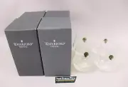 Waterford Crystal Set of 4 Double Old Fashioned Brandy/Wine Glasses 4 1/4" - New
