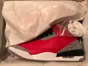 Air Jordan Retro 3 III SE Unite Fire Red Cement CK5692-600 Size 13 New